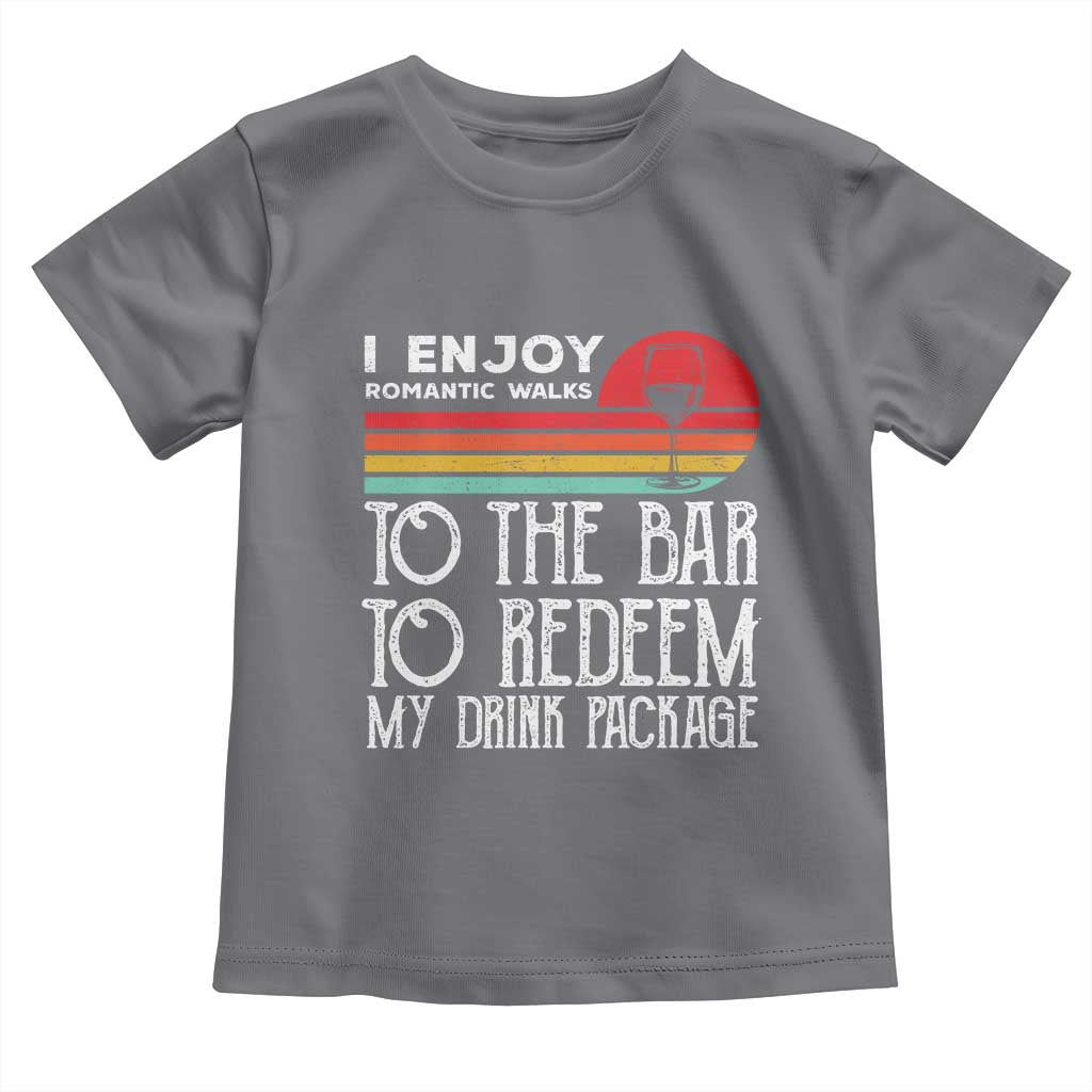 Funny Drinking Cruise Toddler T Shirt Funny Drink Package Summer Gift TS10 Charcoal Print Your Wear