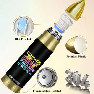 Funny Cruise Bullet Tumbler Warning I Bought The Drink Package TS10 Print Your Wear