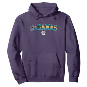 Bahamas Flag Hoodie Caribbean Hibiscus Flower Beach Summer Vacation TS10 Purple Print Your Wear