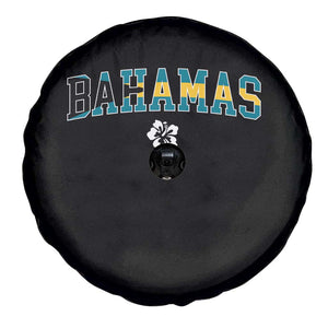 Bahamas Flag Spare Tire Cover Caribbean Hibiscus Flower Beach Summer Vacation TS10 Print Your Wear