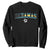 Bahamas Flag Sweatshirt Caribbean Hibiscus Flower Beach Summer Vacation TS10 Black Print Your Wear