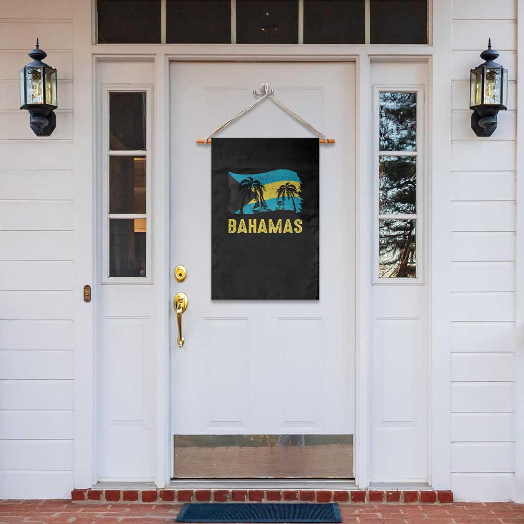 Bahamas Flag Garden Flag Tropical Island Palm Trees Bahamian Gifts TS10 Print Your Wear