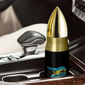 Bahamas Flag Bullet Tumbler Tropical Island Palm Trees Bahamian Gifts TS10 Print Your Wear