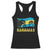 Bahamas Flag Racerback Tank Top Tropical Island Palm Trees Bahamian Gifts TS10 Black Print Your Wear