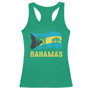 Bahamas Flag Racerback Tank Top Tropical Island Palm Trees Bahamian Gifts TS10 Irish Green Print Your Wear