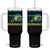 Bahamas Flag Tumbler With Handle Tropical Island Palm Trees Bahamian Gifts TS10 One Size: 40 oz Black Print Your Wear