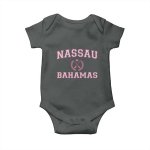 Nassau Souvenir Baby Onesie Bahamas Rowing Summer Vacation Girls Trip TS10 Dark Heather Print Your Wear