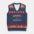 Nassau Souvenir V-Neck Knit Sweater Vest Bahamas Rowing Summer Vacation Girls Trip TS10 Navy Red Print Your Wear