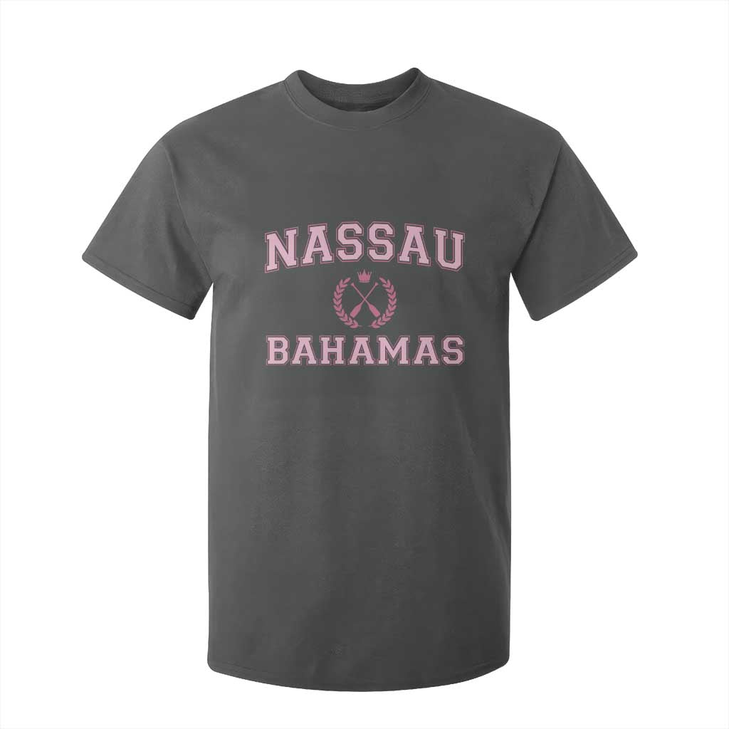 Nassau Souvenir T Shirt For Kid Bahamas Rowing Summer Vacation Girls Trip TS10 Dark Heather Print Your Wear