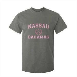 Nassau Souvenir T Shirt For Kid Bahamas Rowing Summer Vacation Girls Trip TS10 Military Green Print Your Wear