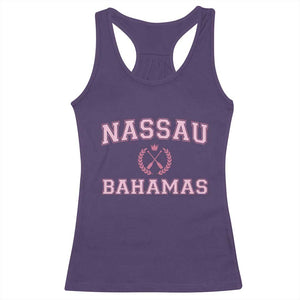Nassau Souvenir Racerback Tank Top Bahamas Rowing Summer Vacation Girls Trip TS10 Purple Print Your Wear