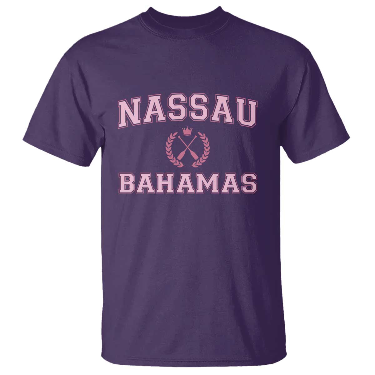 Nassau Souvenir T Shirt Bahamas Rowing Summer Vacation Girls Trip TS10 Purple Print Your Wear