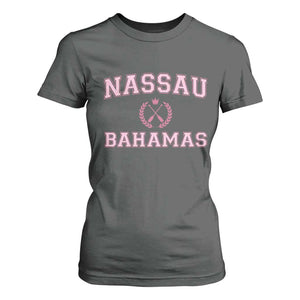 Nassau Souvenir T Shirt For Women Bahamas Rowing Summer Vacation Girls Trip TS10 Dark Heather Print Your Wear