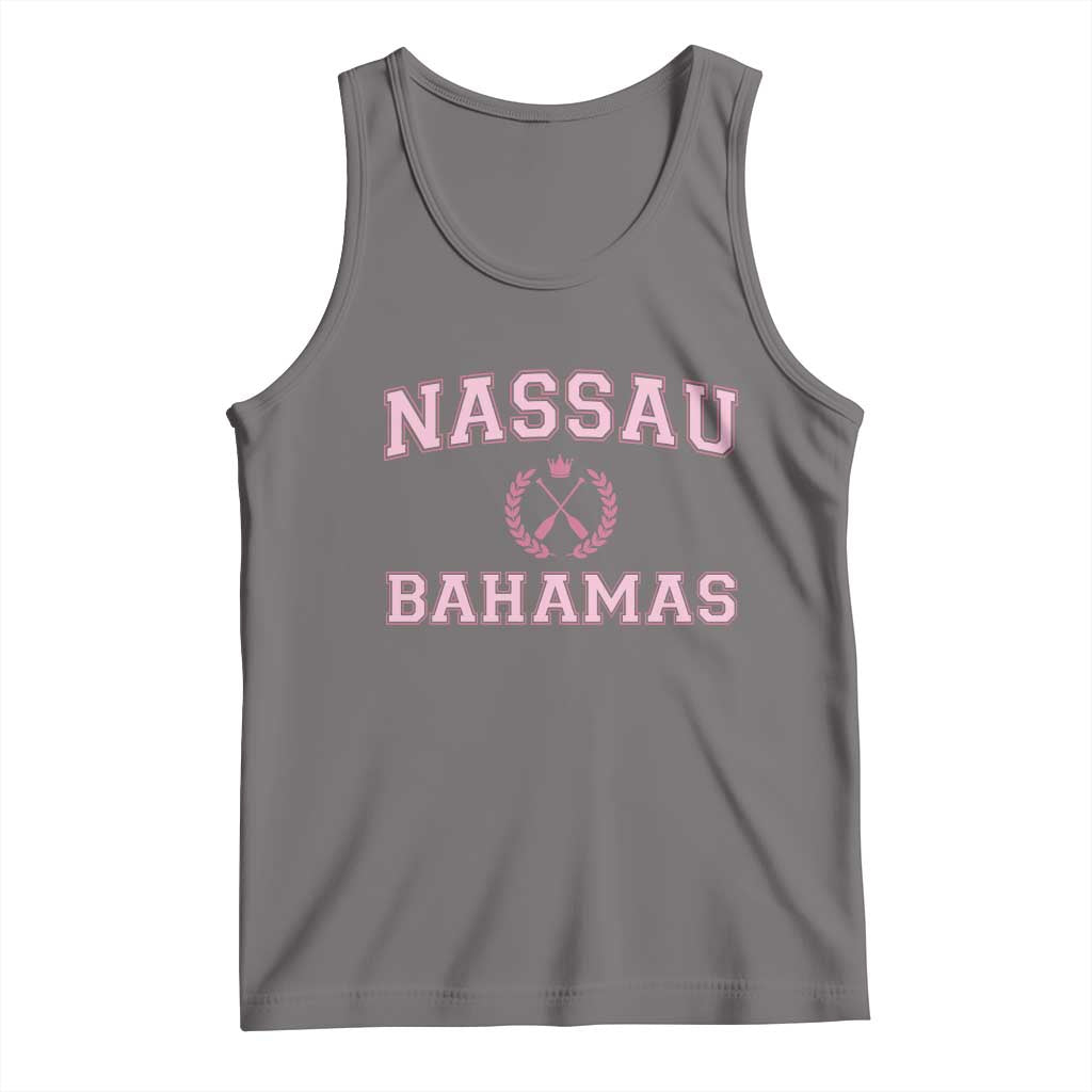 Nassau Souvenir Tank Top Bahamas Rowing Summer Vacation Girls Trip TS10 Deep Heather Print Your Wear