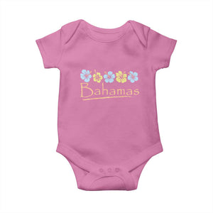 Bahamas Baby Onesie Hibiscus Flower Summer Beachy Vacation TS10 Azalea Print Your Wear