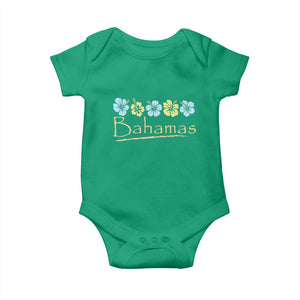 Bahamas Baby Onesie Hibiscus Flower Summer Beachy Vacation TS10 Irish Green Print Your Wear