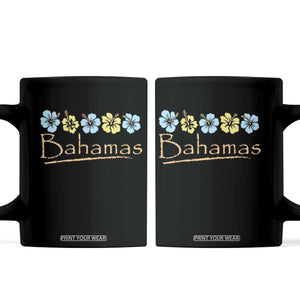 Bahamas Coffee Mug Hibiscus Flower Summer Beachy Vacation TS10 Black Print Your Wear