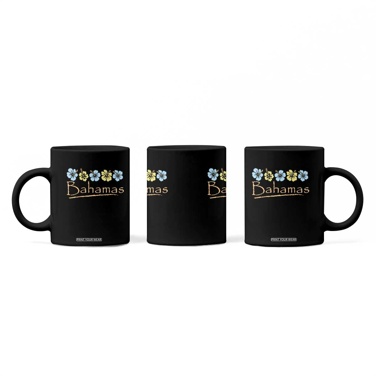 Bahamas Coffee Mug Hibiscus Flower Summer Beachy Vacation TS10 Print Your Wear
