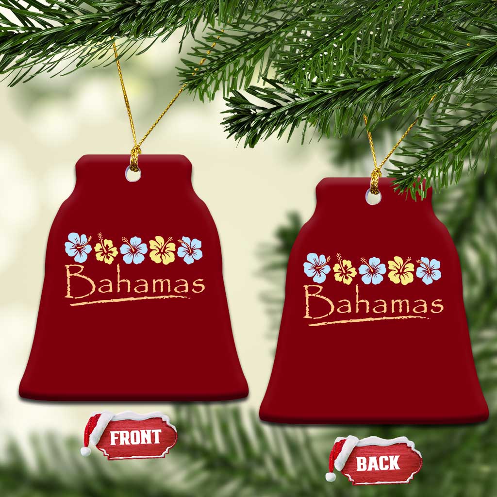 Bahamas Ceramic Ornament Hibiscus Flower Summer Beachy Vacation TS10 Print Your Wear