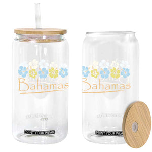 Bahamas Glass Can Hibiscus Flower Summer Beachy Vacation TS10 Print Your Wear