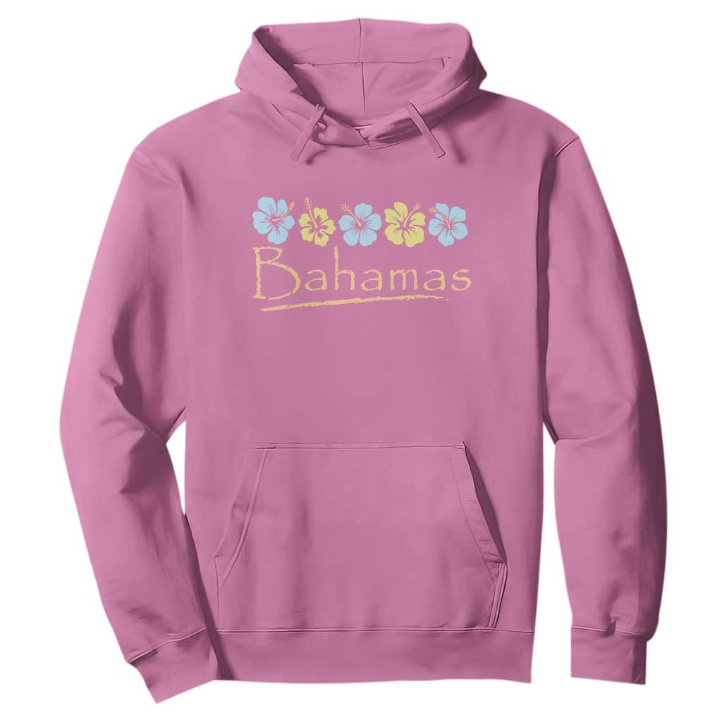 Bahamas Hoodie Hibiscus Flower Summer Beachy Vacation TS10 Azalea Print Your Wear
