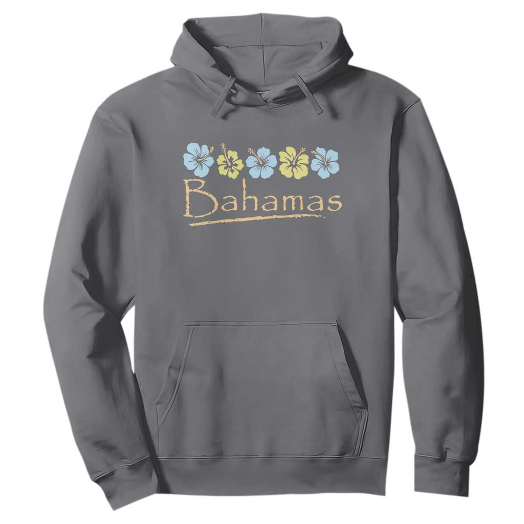 Bahamas Hoodie Hibiscus Flower Summer Beachy Vacation TS10 Charcoal Print Your Wear