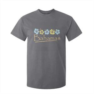 Bahamas T Shirt For Kid Hibiscus Flower Summer Beachy Vacation TS10 Charcoal Print Your Wear