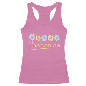 Bahamas Racerback Tank Top Hibiscus Flower Summer Beachy Vacation TS10 Azalea Print Your Wear