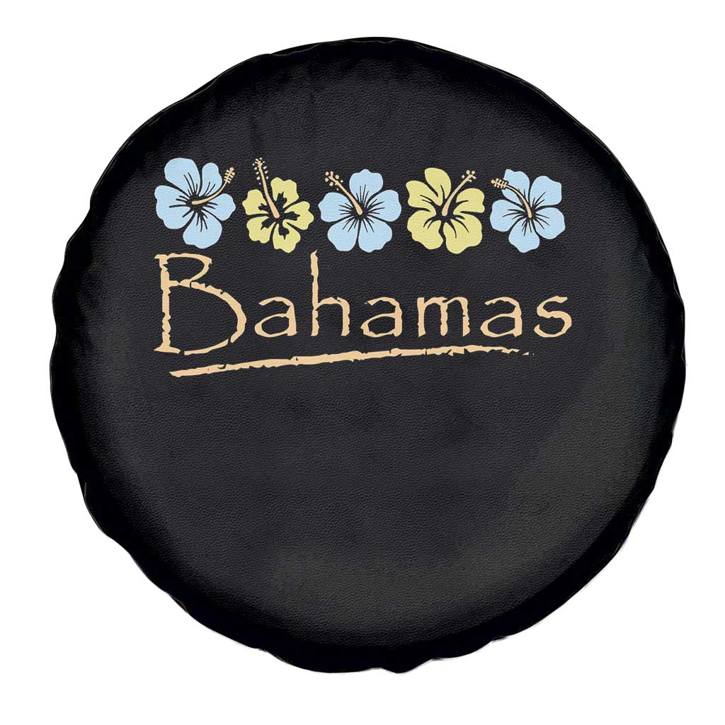 Bahamas Spare Tire Cover Hibiscus Flower Summer Beachy Vacation TS10 Print Your Wear