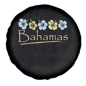 Bahamas Spare Tire Cover Hibiscus Flower Summer Beachy Vacation TS10 Print Your Wear