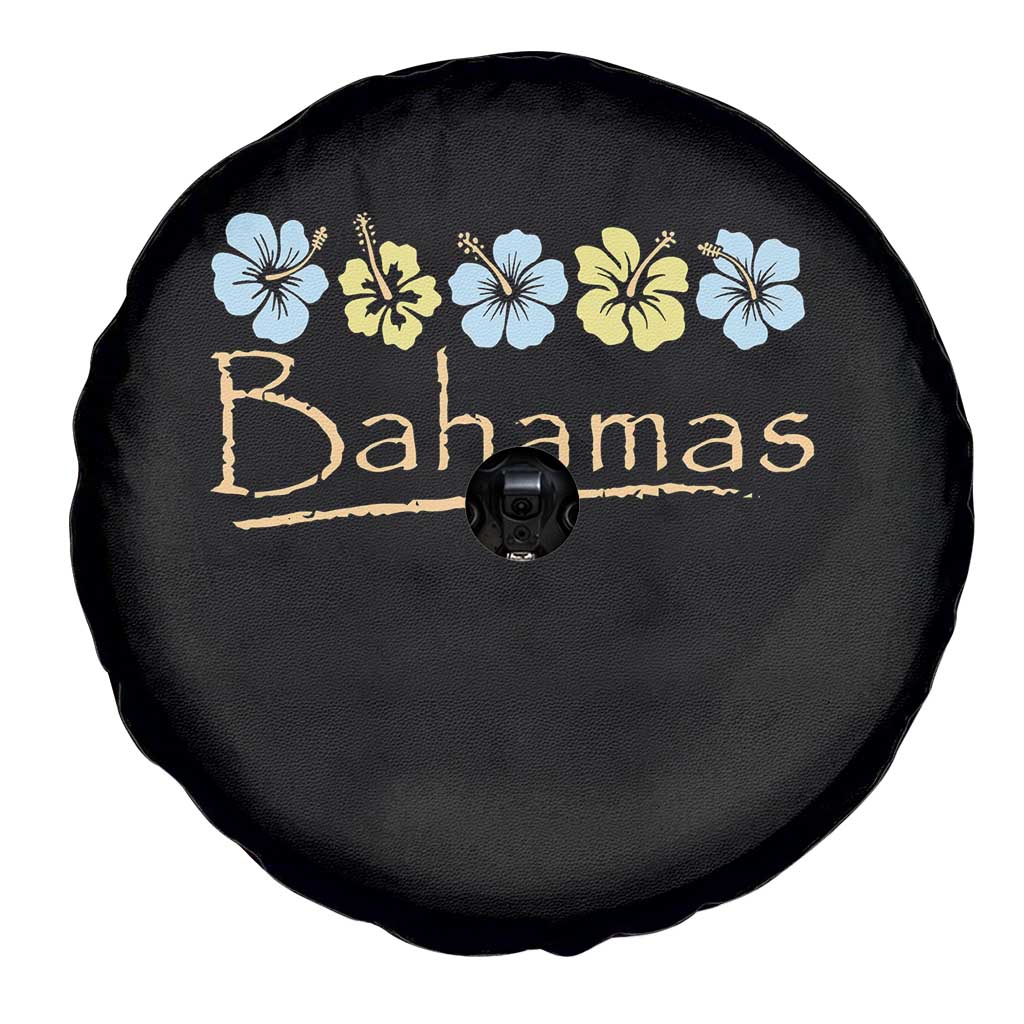 Bahamas Spare Tire Cover Hibiscus Flower Summer Beachy Vacation TS10 Print Your Wear