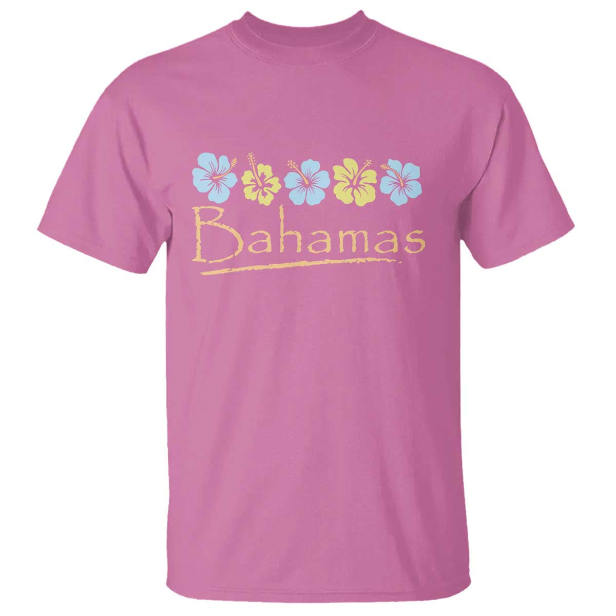 Bahamas T Shirt Hibiscus Flower Summer Beachy Vacation TS10 Azalea Print Your Wear