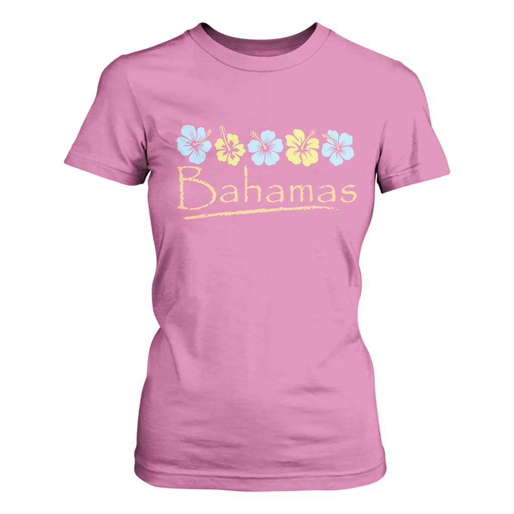 Bahamas T Shirt For Women Hibiscus Flower Summer Beachy Vacation TS10 Azalea Print Your Wear