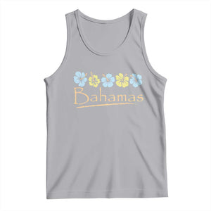 Bahamas Tank Top Hibiscus Flower Summer Beachy Vacation TS10 Athletic Heather Print Your Wear
