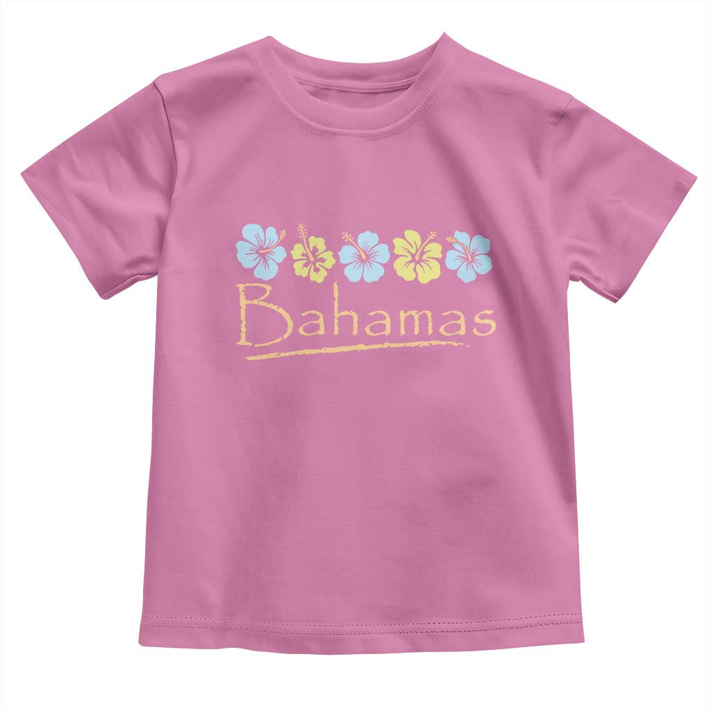 Bahamas Toddler T Shirt Hibiscus Flower Summer Beachy Vacation TS10 Azalea Print Your Wear