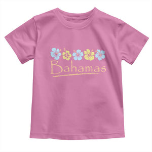 Bahamas Toddler T Shirt Hibiscus Flower Summer Beachy Vacation TS10 Azalea Print Your Wear