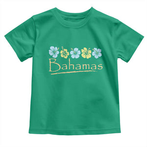 Bahamas Toddler T Shirt Hibiscus Flower Summer Beachy Vacation TS10 Irish Green Print Your Wear