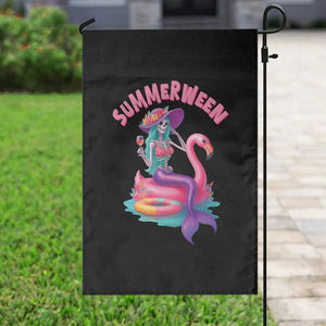 Summerween Mermaid Skeleton Garden Flag Beach Flamingo Halloween Girl TS10 Print Your Wear