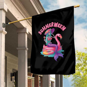 Summerween Mermaid Skeleton Garden Flag Beach Flamingo Halloween Girl TS10 Print Your Wear