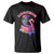 Summerween Mermaid Skeleton T Shirt Beach Flamingo Halloween Girl TS10 Black Print Your Wear