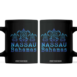 Nassau Souvenir Coffee Mug Sea Turtle Bahamas Beach Vacation TS10 Black Print Your Wear