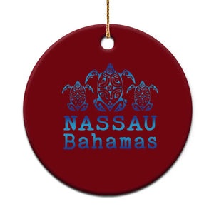 Nassau Souvenir Ceramic Ornament Sea Turtle Bahamas Beach Vacation TS10 1pc Red Print Your Wear