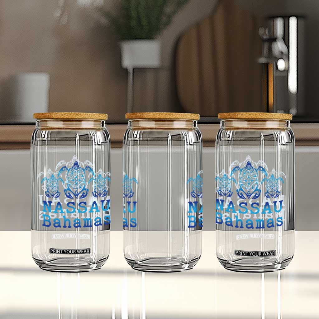 Nassau Souvenir Glass Can Sea Turtle Bahamas Beach Vacation TS10 Print Your Wear