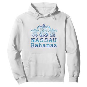 Nassau Souvenir Hoodie Sea Turtle Bahamas Beach Vacation TS10 White Print Your Wear