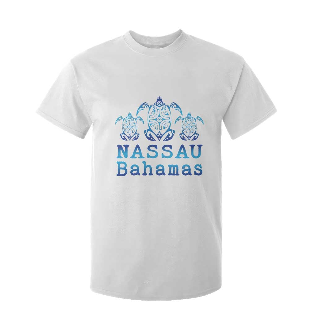 Nassau Souvenir T Shirt For Kid Sea Turtle Bahamas Beach Vacation TS10 White Print Your Wear