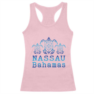 Nassau Souvenir Racerback Tank Top Sea Turtle Bahamas Beach Vacation TS10 Light Pink Print Your Wear