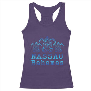 Nassau Souvenir Racerback Tank Top Sea Turtle Bahamas Beach Vacation TS10 Purple Print Your Wear