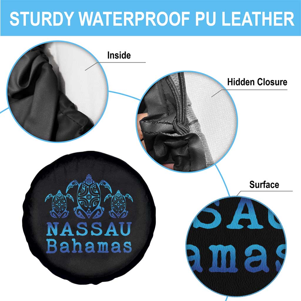 Nassau Souvenir Spare Tire Cover Sea Turtle Bahamas Beach Vacation TS10 Print Your Wear