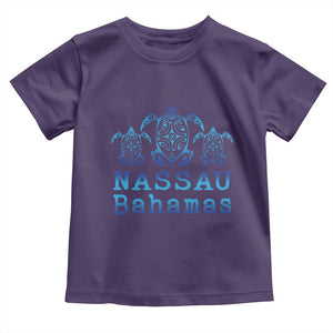 Nassau Souvenir Toddler T Shirt Sea Turtle Bahamas Beach Vacation TS10 Purple Print Your Wear