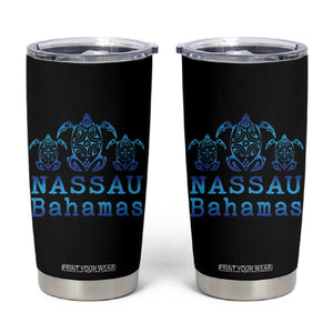 Nassau Souvenir Tumbler Cup Sea Turtle Bahamas Beach Vacation TS10 Black Print Your Wear